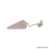 Rose Quartz Diamond Shape Pendulum