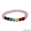 Rose Quartz Chakra Beads Bracelets