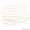 18-inch Sterling Silver Overlay metal chain