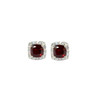 Shimmering Stud Birthstone Earrings