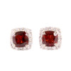 Shimmering Stud Birthstone Earrings