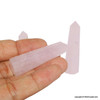 Natural Rose Quartz obelisk Points - 1 3/4 inch