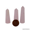 Natural Rose Quartz obelisk Points - 1 3/4 inch