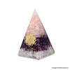 Natural crystal Orgonite Pyramid