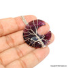 Halo Amethyst Moon Wire wrap pendant Halo Amethyst Moon Wire wrap pendant