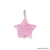 Halo Rose Quartz Star Wire wrap pendant Halo Rose Quartz Star Wire wrap pendant