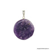 Crystal Tribestone Disc Pendant