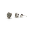 6 Prong Oval Gemstone Studs