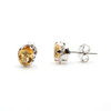 6 Prong Oval Gemstone Studs