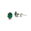 Green Onyx Gemstone Earrings
