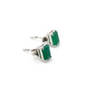 Emerald Cut Gemstone Studs - 6 X 3 mm