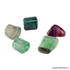 Bag of 5 Multi Fluorite Natural Tumbles