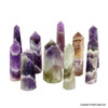 Chevron Amethyst Points