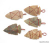 Arrowhead Wire Wrapped Pendant