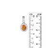 Brandy Citrine Pave setting gemstone pendant Brandy Citrine Pave setting gemstone pendant