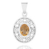 Sterling Silver Oval Filigree gemstone pendant Sterling Silver Oval Filigree gemstone pendant