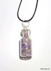 Amethyst Bottle Chips Pendant