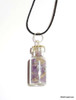 Amethyst Bottle Chips Pendant