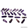 Bag of 50 Petite Natural Amethyst Double Terminated Points