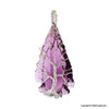 Halo Amethyst Arrowhead wire wrap pendant - Tree of life design Halo Amethyst Arrowhead wire wrap pendant - Tree of life design