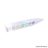 Selenite Flat Wand engraved with reiki sign - 6 inch