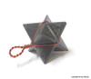 Black Tourmaline Star Wire Wrapped Pendant