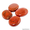 Red Jasper Oval shape worry stone - 2 inch
