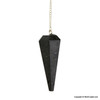 Black Tourmaline Diamond Shape Pendulum