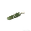 Jade Quartz DT wire wrap pendant