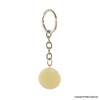 Yellow Aventurine Disc Key chain - 1-inch