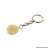 Yellow Aventurine Disc Key chain - 1-inch Yellow Aventurine Disc Key chain - 1-inch