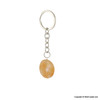 Orange Aventurine Disc Key chain - 1-inch Orange Aventurine Disc Key chain - 1-inch