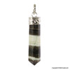 Mexican Agate Crystal Point Pendant