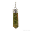 Unakite Crystal Point Pendant