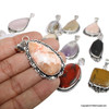 Agate Cabochon Pendants Boho Design