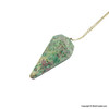 Ruby Ziosite Diamond shape pendulum