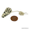 Dalmatian Jasper Diamond shape pendulum