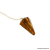 Tiger Eye Diamond Shape pendulum