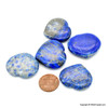 Natural Lapis Lazuli Puffy Heart crystal supplier