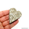 Natural Pyrite Druzy Heart supplier