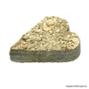 Pyrite Druzy Heart Worry Stone - 2 inch