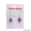 Amethyst tiny beads dangle earrings Amethyst tiny beads dangle earrings