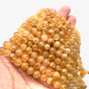 Citrine 8 mm round beads