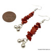 Red Jasper chips earrings 2-inch Red Jasper chips earrings 2-inch