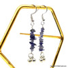 Iolite chips earrings 2-inch Iolite chips earrings 2-inch