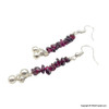 Garnet Chips Earrings