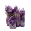 Chevron Amethyst Crystal Polished Natural Point - Medium