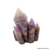 Chevron Amethyst Crystal Polished Natural Point - Large