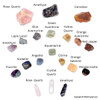 Beginners Kit Crystal Chakra set of 20 crystals Beginners Kit Crystal Chakra set of 20 crystals