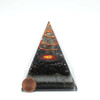 Black Tourmaline & Pyrite Cosmic Orgonite Pyramid & Disc - 3 inch